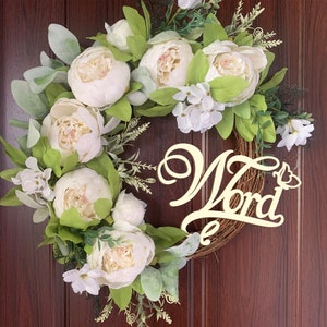 Front Door Decor Wreath | CUSTOM | Front Door Wreath | Front Door Sign | Front Door Hanger | Year Round Wreath | Home Decor