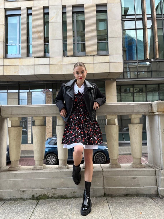 Neoprene biker shop jacket
