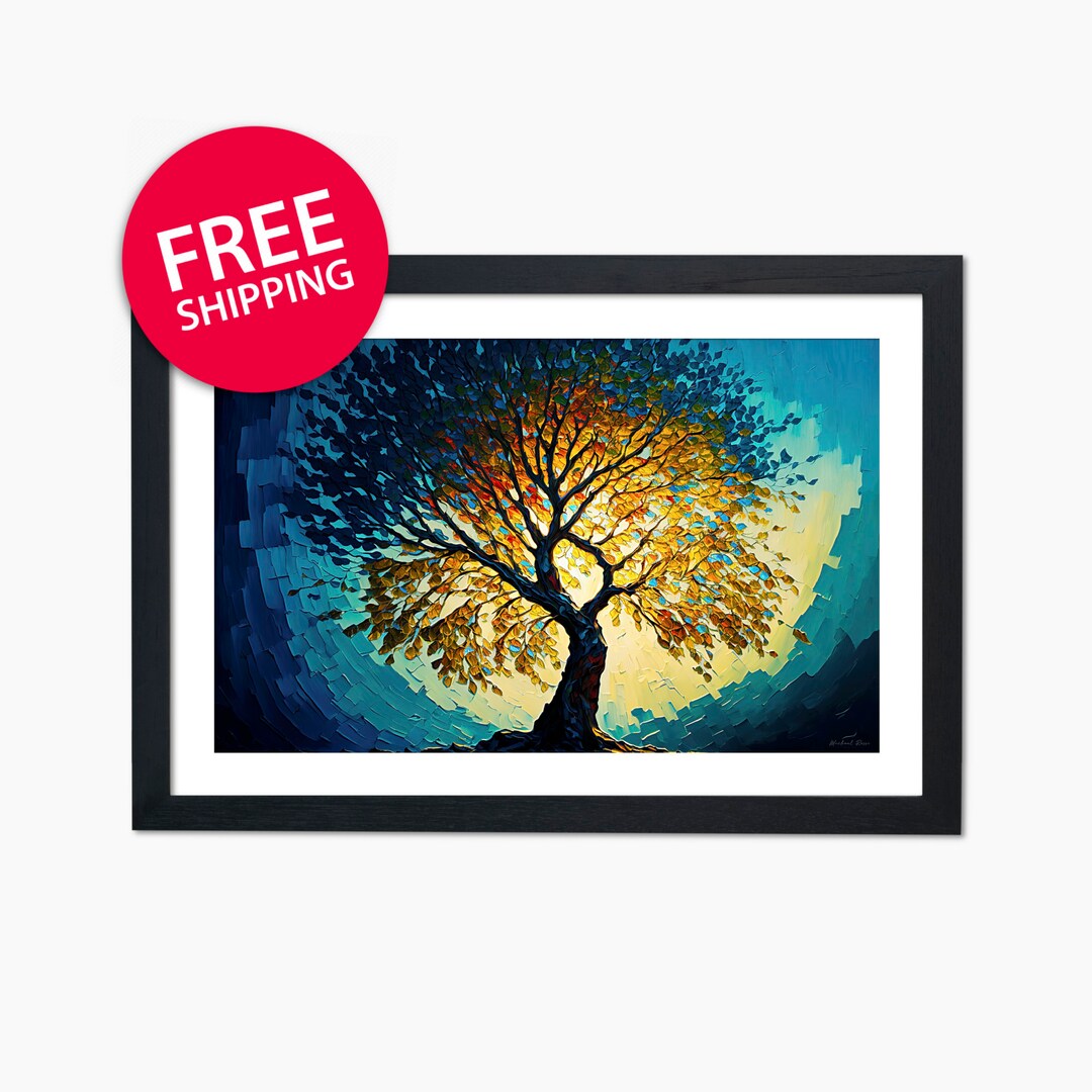 Tree of Life, Tree Art Print, Tree of Life Wall Art, Abstract Tree Art