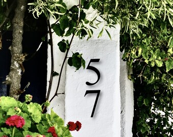 Traditional Acrylic House Numbers Letters - Home Address - Mailbox Numbers - 7 Different Sizes