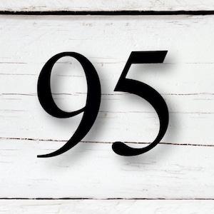 6 inch Traditional House Numbers and Letters