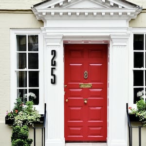 4 inch Contemporary House Numbers Letters