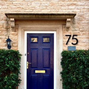 5 inch Modern House Numbers and Letters