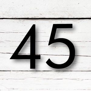 10 inch Modern House Numbers and Letters