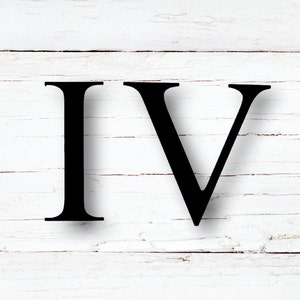 12 inch Traditional House Numbers and Letters