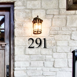 12 inch Traditional House Numbers Letters