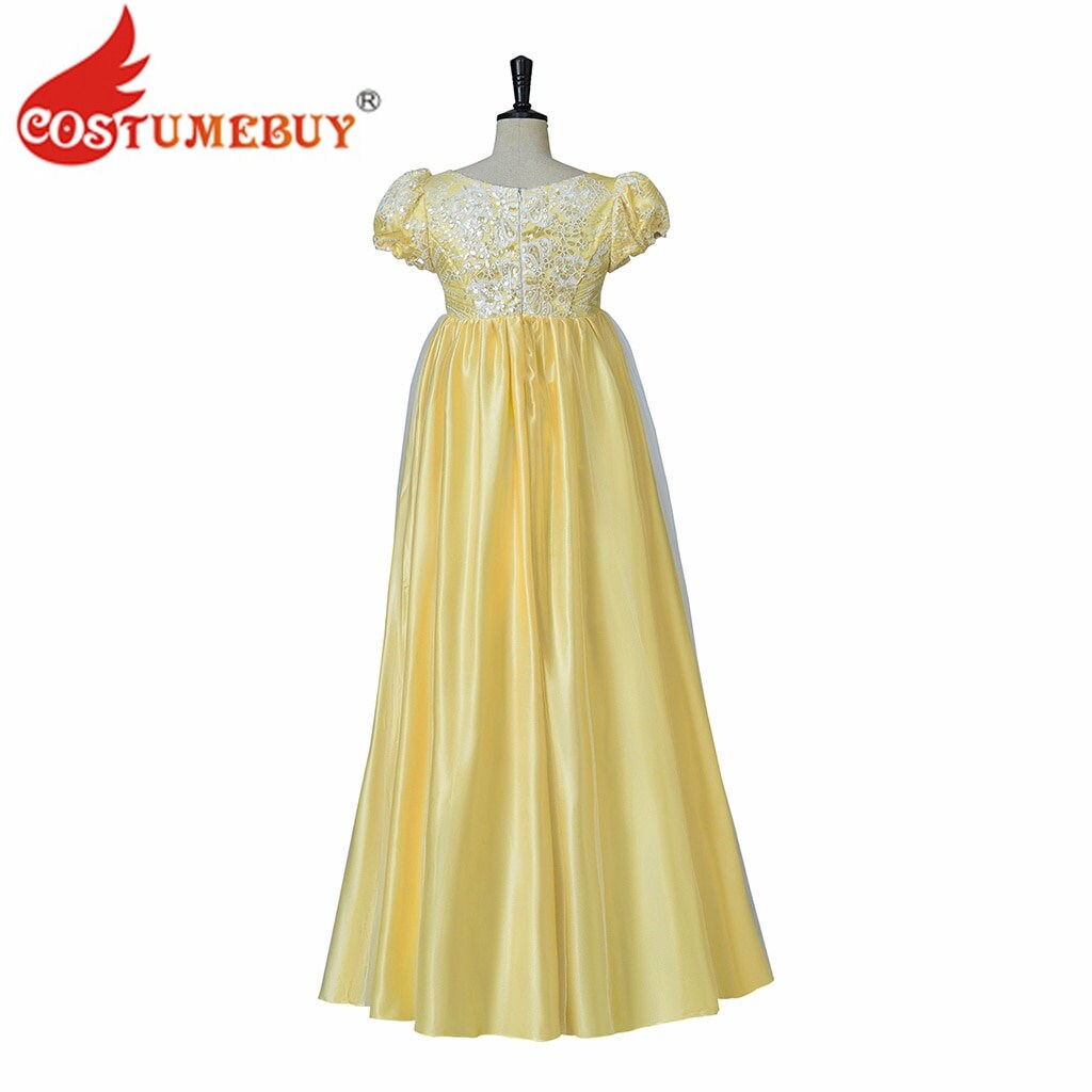 Bridgerton Dress Penelope Featherington Yellow Cosplay Regency Ball