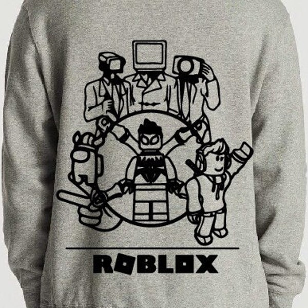 Roblox Hoodie SVG file, Roblox Characters