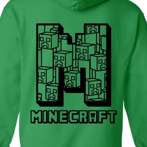Minecraft Hoodie Team Minecraft SVG File Gaming Game Minecrafter Ghost Etsy