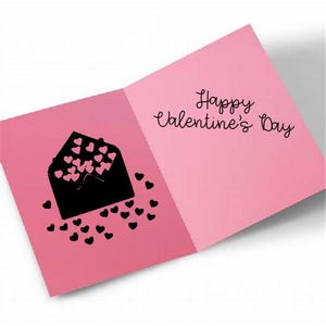 Feliz Dia dos Namorados Arquivo SVG, Envelope cheio de corações, Enviando meu amor, Corações SVG