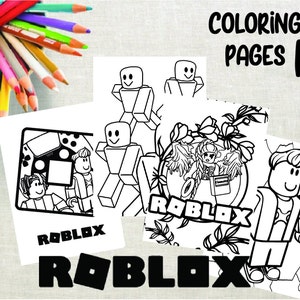 Roblox  12 Coloring pages, PDF file, Printable coloring pages, crafts, gaming pages