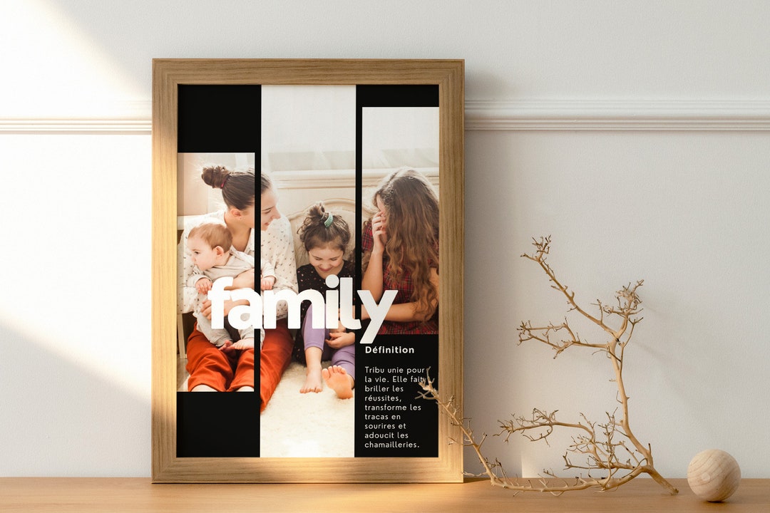 Personalized Family Poster Christmas Gift Idea for Mom, Dad, Grandma or ...