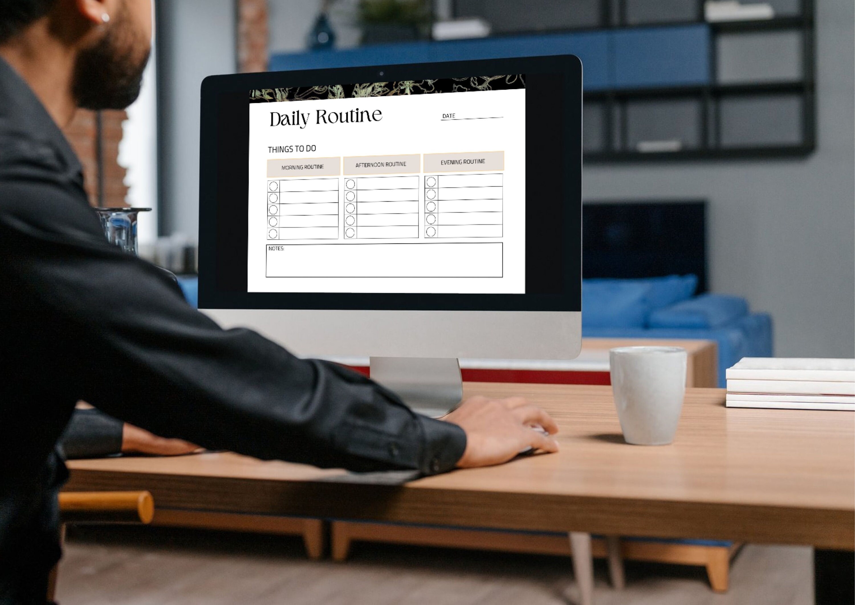 Daily Routine Log, to Do List, Get Thing Done - Etsy