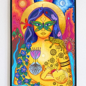 MOTHER - goddess gaia woman fine art print divine feminine