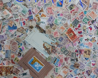 China Stamp Packs of 200, 350 different (Used off paper/Mint) - Choose a Quantity