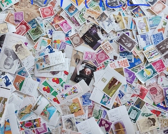 Paquets de timbres d'Israël de 200, 350 différents (utilisés sur papier/menthe) - Choisissez une quantité