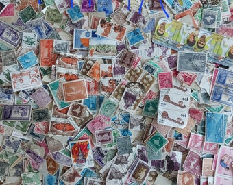 India Stamp Packs of 200, 350, 500, 750, 1,000 different (Used off paper/Mint) - Choose a Quantity