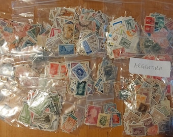 アルゼンチン切手パック 200、350、500、750 種類 (新品/中古) - 数量