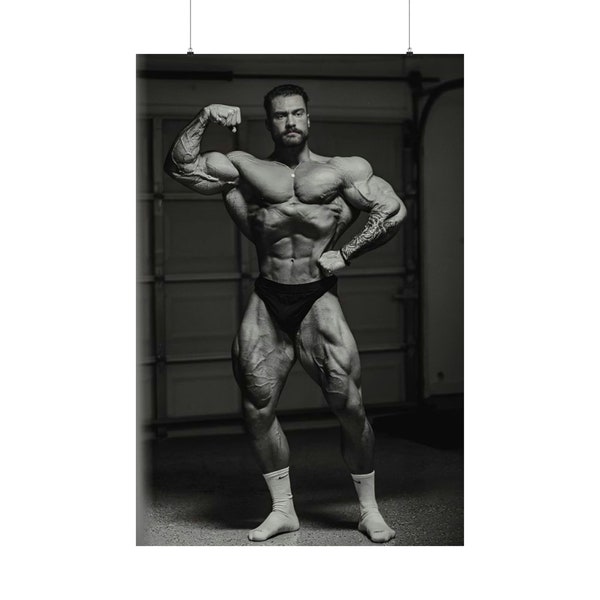 Chris Bumstead "Daddy CBUM" Posing Premium Poster