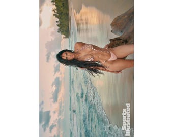 Megan Fox Sport Illustriert Swim Poster, Wand Kunst Druck, Home Decor, Poster, Matte Vertikale Kunst, Promi-Wand-Plakat