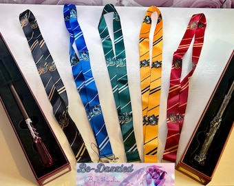 Harry Potter inspired Wand Holders! Lanyard style - perfect for wizards/witches to keep wands safe in Universal Studios, home or having fun!