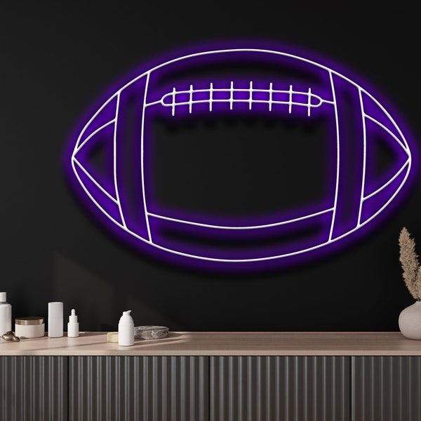 Football Player Neon Sign Etsy Ireland