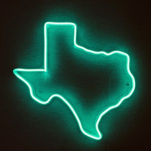 Texas Neon Sign Texas Sign Texas Led Sign Texas Neon Light - Etsy