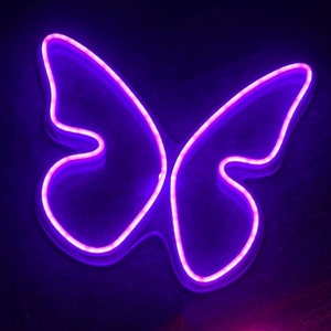 Butterfly Neon Signs Girl Room Led Sign Custom Neon Sign - Etsy