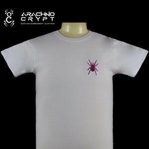 Pamphobeteus Platyomma Embroidered T-Shirt / 100% Cotton / Tarantula Clothing / Spider Art