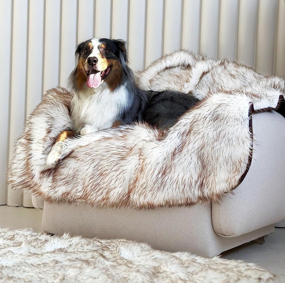 Puprug Faux Fur Orthopedic Dog Bed