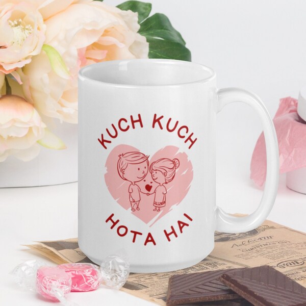 Kuch Kuch Hota Hai Mug | Valentine's Day Mug | SRK | Indian Mug | Desi Mug | Romantic | Bollywood | Gifts for Her | South Asian Gifts