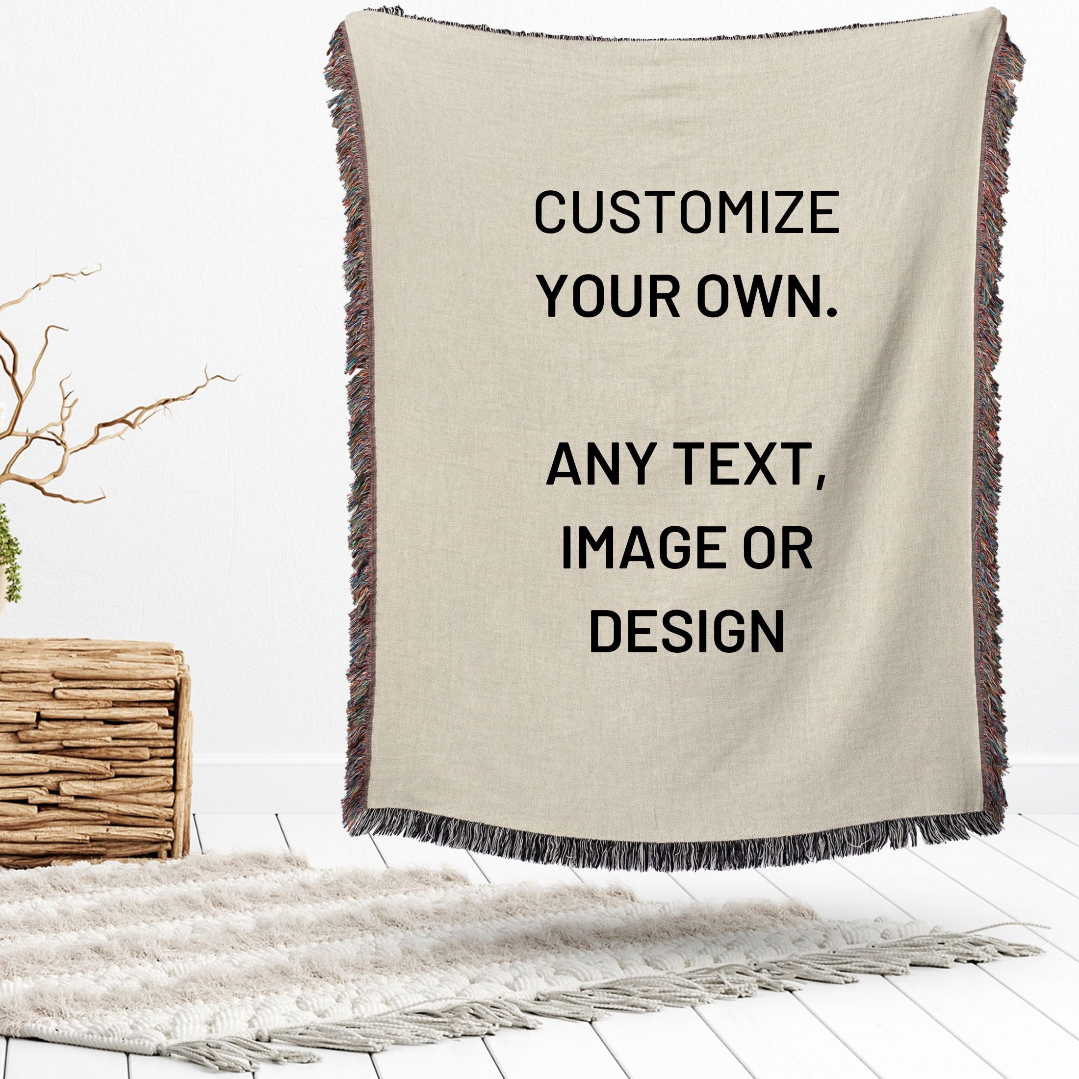 Custom woven blankets wholesale new arrivals