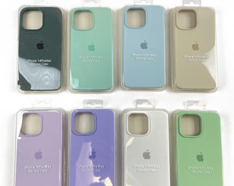 Nueva funda de silicona colorida para iPhone 14 Pro Max