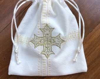 Handgemachte koptische Kreuz Beutel Tasche