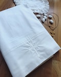 Orthodox Baptism OIL SHEET (Matching Towels available) Christening Cross Personalised Embroidery Greek Christian Ladopana Lathopana White