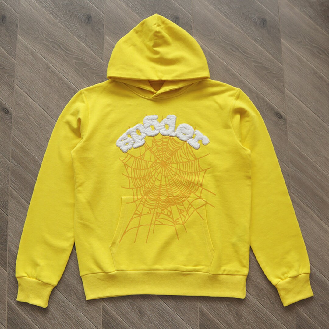 Spider Worldwide Yellow Hoodie Sp5der - Etsy