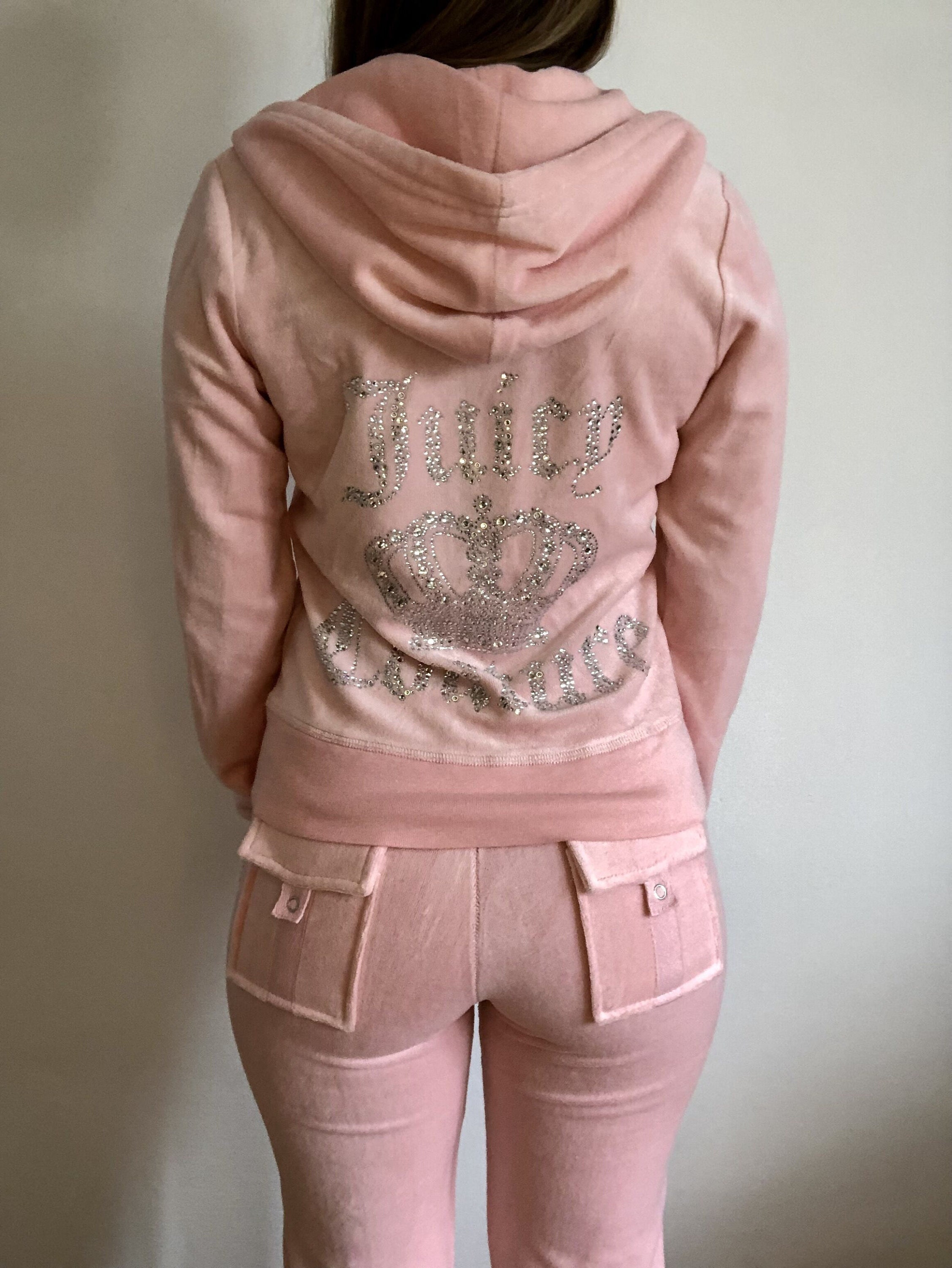 juicy couture♡レッド キラキラ ベロア パンツ Y2K 2000s-