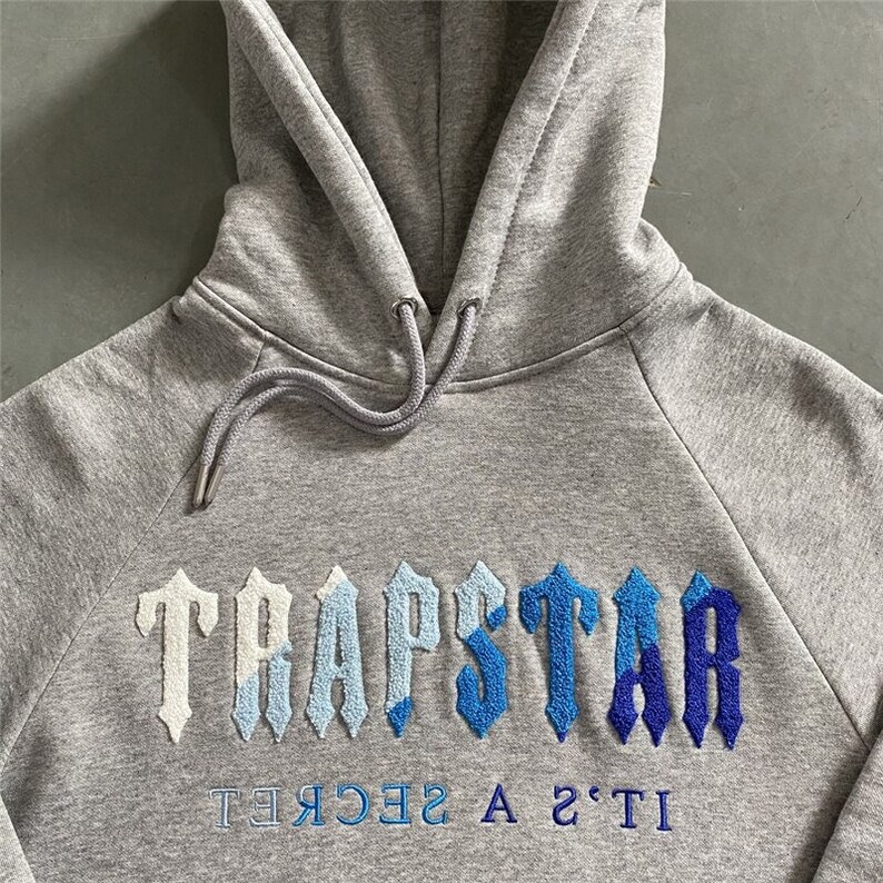 Chenille Decoded Trapstar London Tracksuit GRAY ICE FLAVORS Etsy