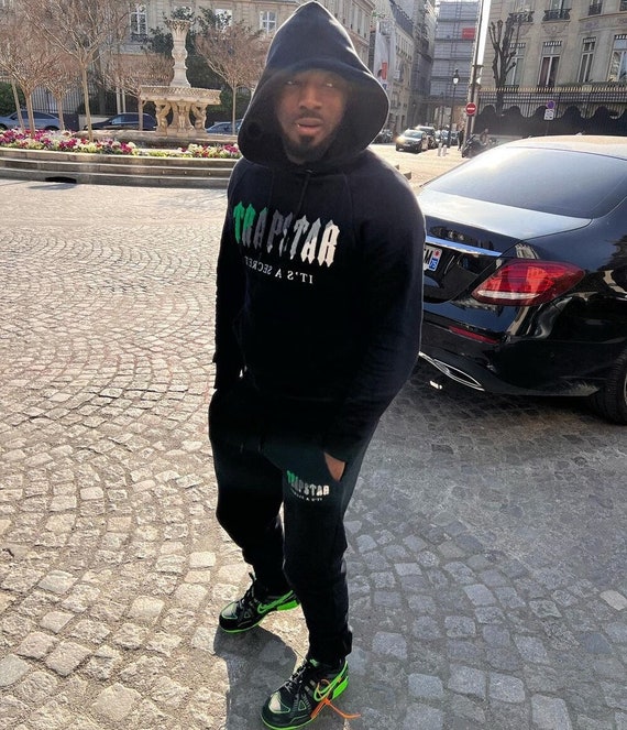 Trapstar Tracksuit - Black Green