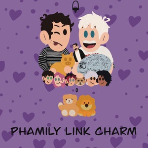 Dan und Phil Phamily Charm Anhänger