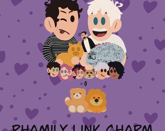 Dan and Phil Phamily Linked Charm