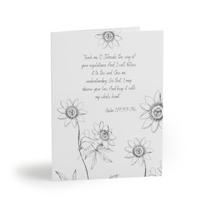 Girasol La mejor vida de todos los tiempos Tarjeta de felicitación de los Testigos de Jehová en blanco en el interior (8, 16, 24 piezas) Especifique si prefiere una escritura diferente
