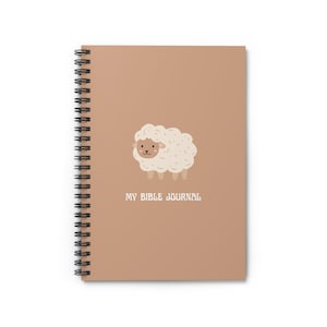 Diario Bíblico Ovejas Gráfico Cuaderno Espiral Línea Rayada 118 páginas Diario Espiritual Ministerio JW Testigo de Jehová Cuaderno infantil