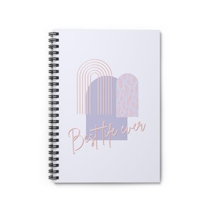 Best Life Ever Spiral Notebook - Ruled Line 118 pages diary stationary planner journal dedication to Jehovah baptism gift JW ministry