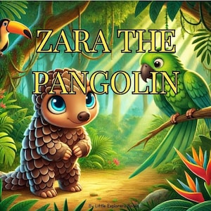 Zara and the Secret of the Rainforest (digital print)