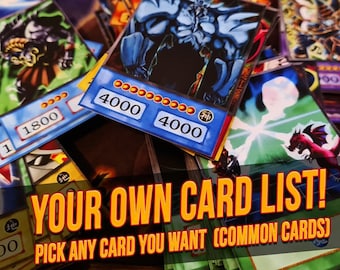 Carta de estilo anime (tu propia lista de cartas) / Común