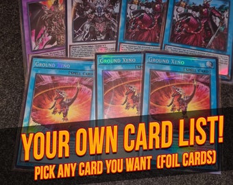 Proxy Cards (Your Own Card List) | Foil