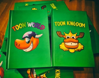 Toon World & Toon Kingdom Notebooks | Toon Bookmark Free - Etsy Toon World & Toon Kingdom Notebooks | Toon Bookmark Free - Etsy