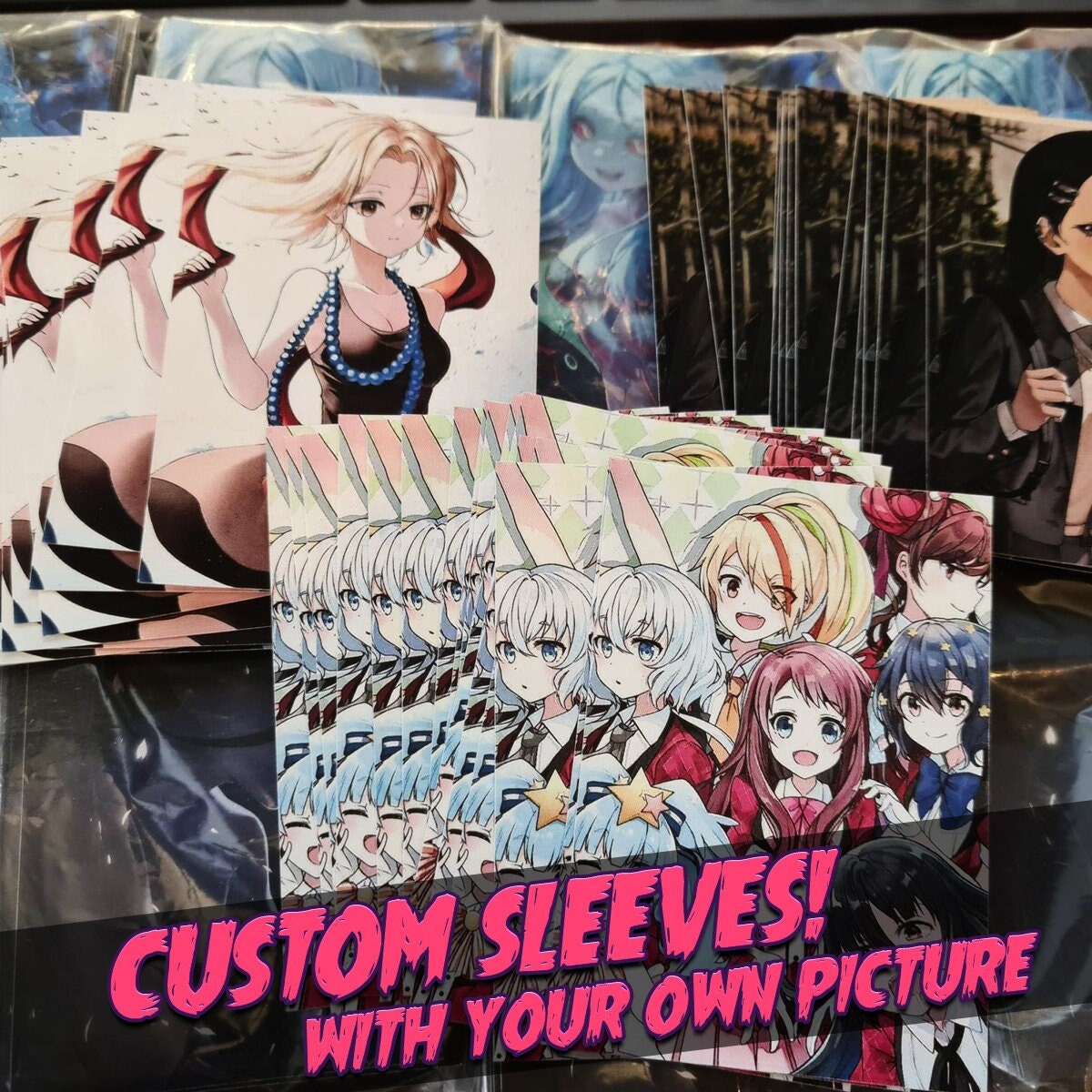 Custom TCG Sleeves your Own Picture Small / Standard Size Etsy
