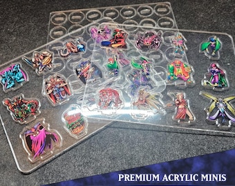 DDM 2D Miniaturen - Monster Pack 14 | Acryl | 2 Seitliche Ansicht